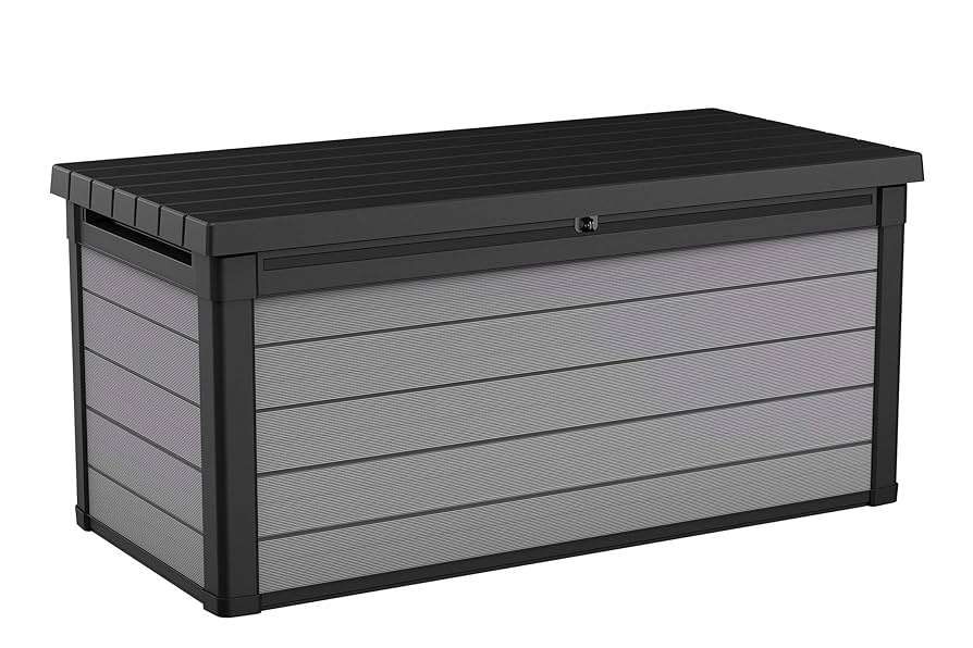 訳アリ特価　KETER DECK BOX ケター 454L 数量限定特価 即納 Keter ケター ブライトウッド 多目的収納